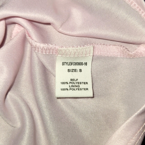 Altar'd State Small Light Pink Blue Floral Mini Dress with Gold Detail - Picture 12 of 12